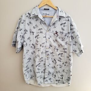 Vintage BB Classics Hawaiian short sleeve button up Mens‎ Large
